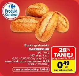 Carrefour Bułka grahamka CARREFOUR oferta