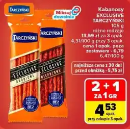 Carrefour Kabanosy EXCLUSIVE TARCZYŃSKI oferta