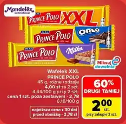 Carrefour Wafelek XXL PRINCE POLO oferta