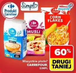 Carrefour Płatki Owsiane Górskie oferta