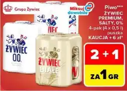 Carrefour Piwo ŻYWIEC PREMIUM, SALTY, 0% oferta
