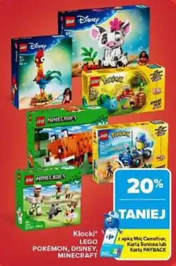 Carrefour Klocki* LEGO POKÉMON, DISNEY, MINECRAFT oferta