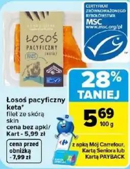 Carrefour Łosoś Pacyficzny (Keta) oferta