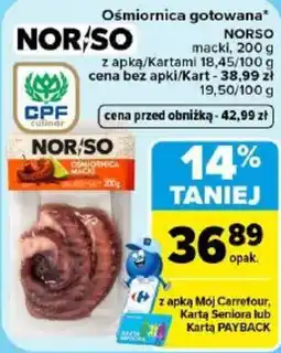 Carrefour Ośmiornica gotowana NORSO oferta