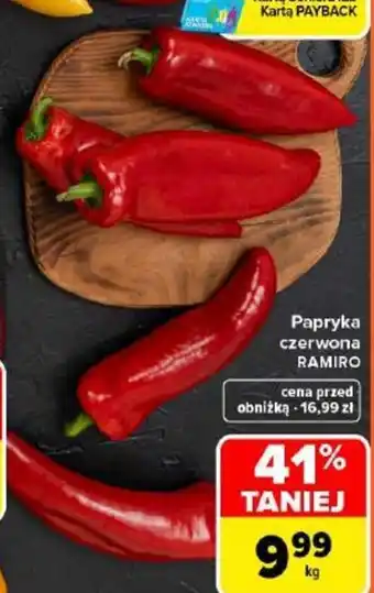 Carrefour Papryka czerwona ramiro oferta