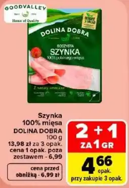 Carrefour Szyinka 100% mięsa DOLINA DOBRA oferta