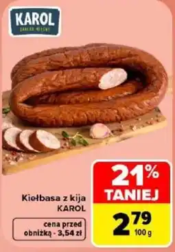 Carrefour Kiełbasa z kija KAROL oferta