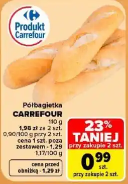 Carrefour Półbagietka CARREFOUR oferta