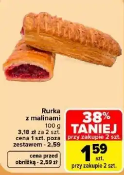 Carrefour Rurka z malinami oferta
