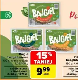 Carrefour Bajgieł bezglutenowe oferta