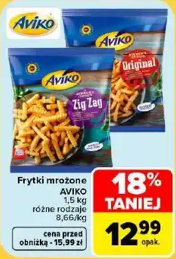 Carrefour Frytki mrożone AVIKO oferta