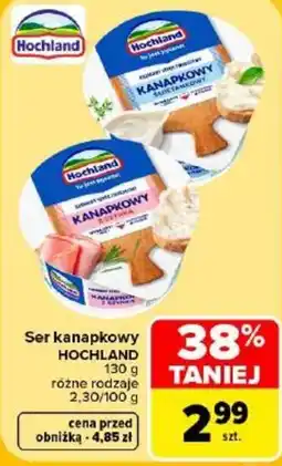 Carrefour Ser kanapkovy Hochland oferta