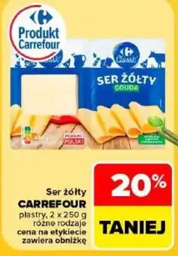Carrefour Ser żółty CARREFOUR oferta