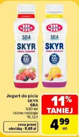 Carrefour Jogurt do picia SKYR SBA oferta