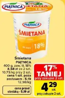 Carrefour Śmietana PIĄTNICA oferta