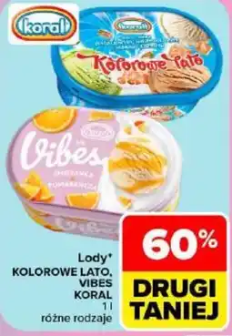 Carrefour Lody KOLOROWE LATO, VIBES KORAL oferta