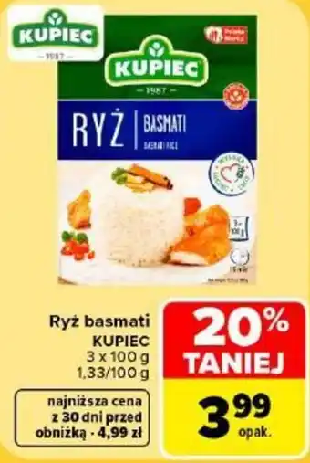 Ryż basmati KUPEC