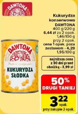Carrefour Kukurydza słodka DAWTONA oferta