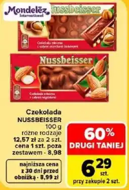 Carrefour Czekolada Nussbeisser oferta