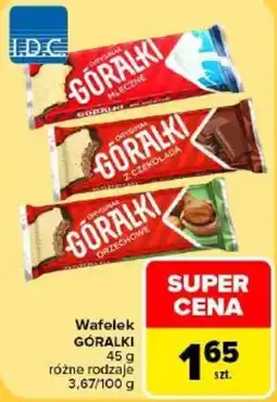 Carrefour Wafelek GÓRALKI oferta