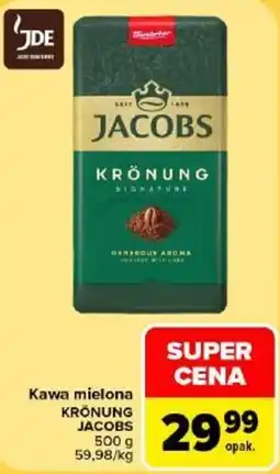 Carrefour Kawa mielona KRÖNUNG JACOBS oferta