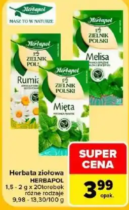 Carrefour Herbata ziołowa HERBAPOL oferta