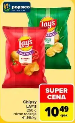Carrefour Chipsy LAY'S oferta