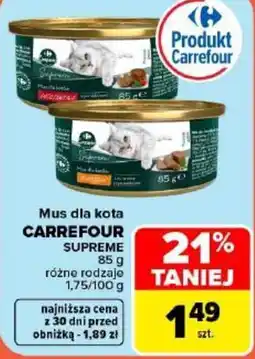 Carrefour Mus dla kota CARREFOUR SUPREME oferta