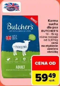 Carrefour Karma sucha dla psa BUTCHER'S oferta