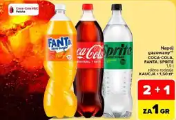 Carrefour Napój gazowany COCA-COLA, FANTA, SPRITE oferta