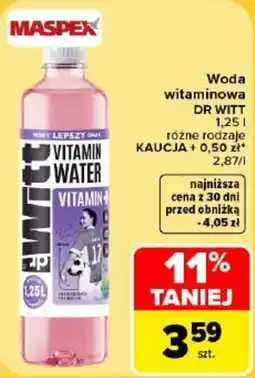 Carrefour Woda witaminowa DR WITT oferta