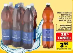 Carrefour Woda lecznicza SŁOTWINKA oferta