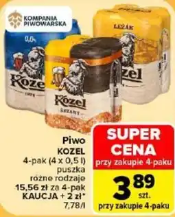 Carrefour Piwo KOZEL oferta