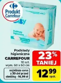 Carrefour Podkłady higieniczne Carrefour oferta