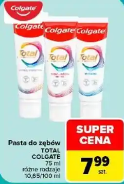 Carrefour Pasta do zębów TOTAL COLGATE oferta