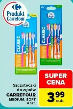 Carrefour Szczoteczki do zębów CARREFOUR MEDIUM, SOFT oferta