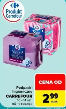 Carrefour Podpaski higieniczne CARREFOUR oferta