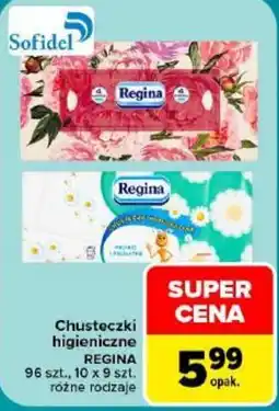 Carrefour Chusteczki higieniczne REGINA oferta