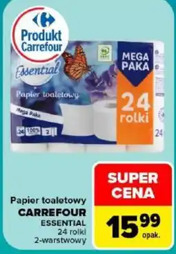 Carrefour Papier toaletowy CARREFOUR ESSENTIAL oferta