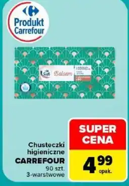 Carrefour Chusteczki higieniczne CARREFOUR oferta