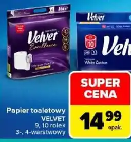 Carrefour Papier toaletowy VELVET oferta