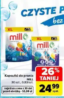 Carrefour Kapsułki do prania MILL oferta