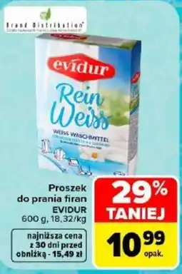 Carrefour Proszek do prania firan EVIDUR oferta