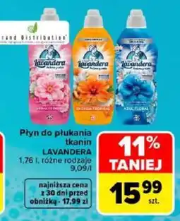 Carrefour Płyn do płukania tkanin Lavandera oferta