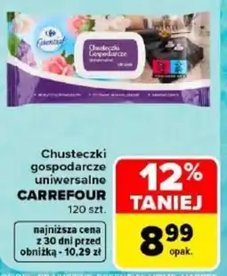 Carrefour Chusteczki gospodarcze uniwersalne Essential oferta