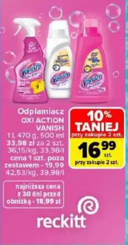 Carrefour Odplamiacz OXI ACTION VANISH oferta