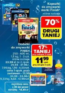 Carrefour Kapsułki do zmywarki marki Finish oferta