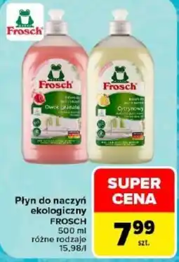 Carrefour Płyn do naczyń ekologiczny FROSCH oferta