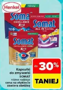 Carrefour Kapsułki do zmywarki SOMAT oferta