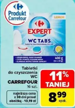 Carrefour Tabletki do czyszczenia WC EXPERT oferta